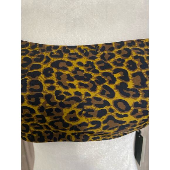 NWT Kendall + Kylie, small Leo print two piece bikini in large - Picture 3 of 9